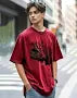 AUSK Men's Graphic Loose Fit T-Shirt