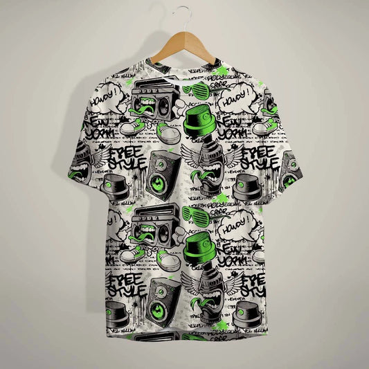 Crazy Music Style Men's All Over Printed T-Shirt