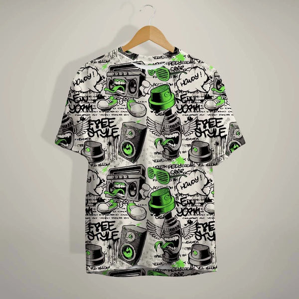 Crazy Music Style Men's All Over Printed T-Shirt